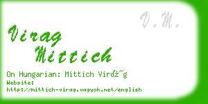 virag mittich business card